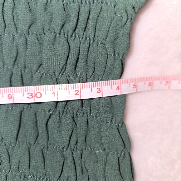 Ice Cube Dolman-Sleeve button up Top in forest green, size XS, Made In ITALY - Picture 7 of 12